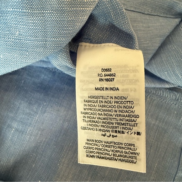 Biden Ric Rac Light Blue Tunic Dress with Tassel Details. Size 16R - Picture 4 of 15